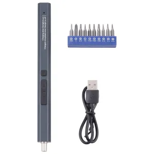 12-in-1 Rechargeable Cordless Electric Screwdriver Set with Type c Port