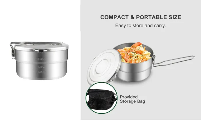 1.5L Stainless Steel Lunch Case