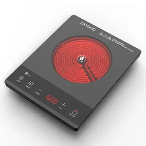 1600W Electric Hot plate Single Burner,Portable Electric Stove for Cooking,Infrared Burner