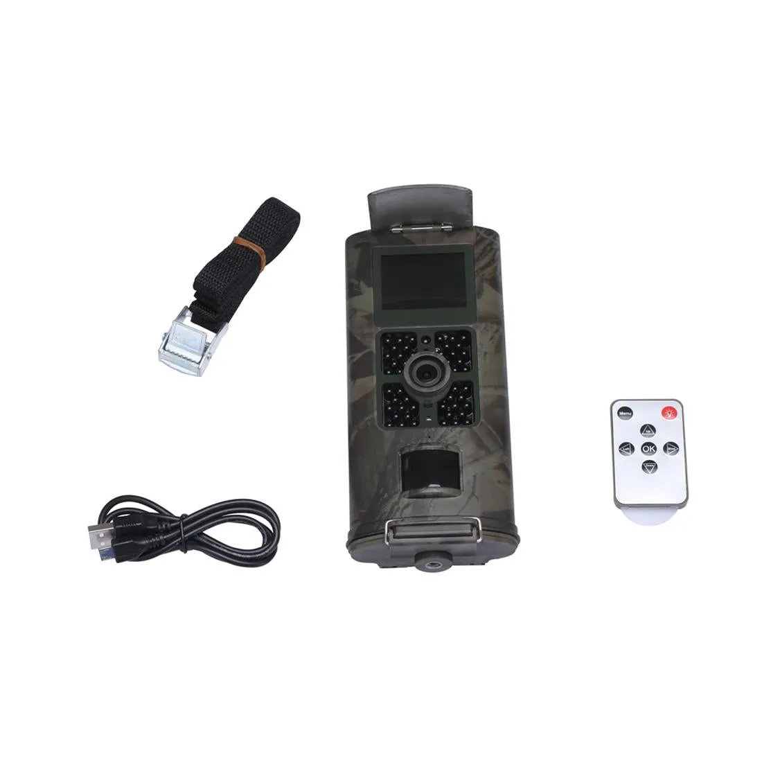 16mp Waterproof Trail Camera with Night Vision and Wide Angle Lcd
