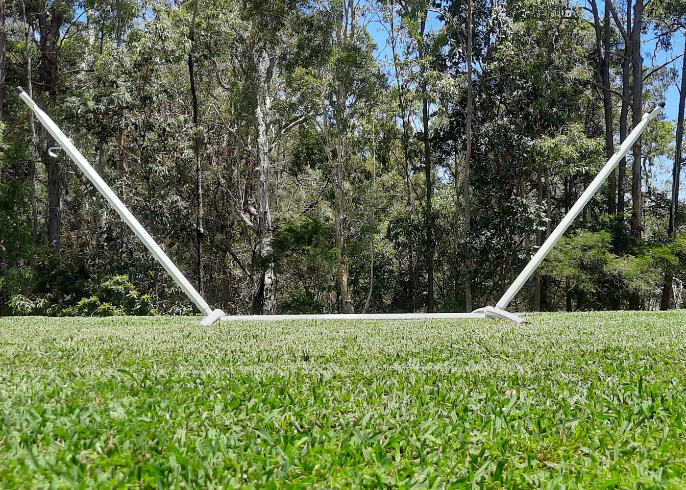 305 cm Adjustable Universal Steel Hammock Stand in White