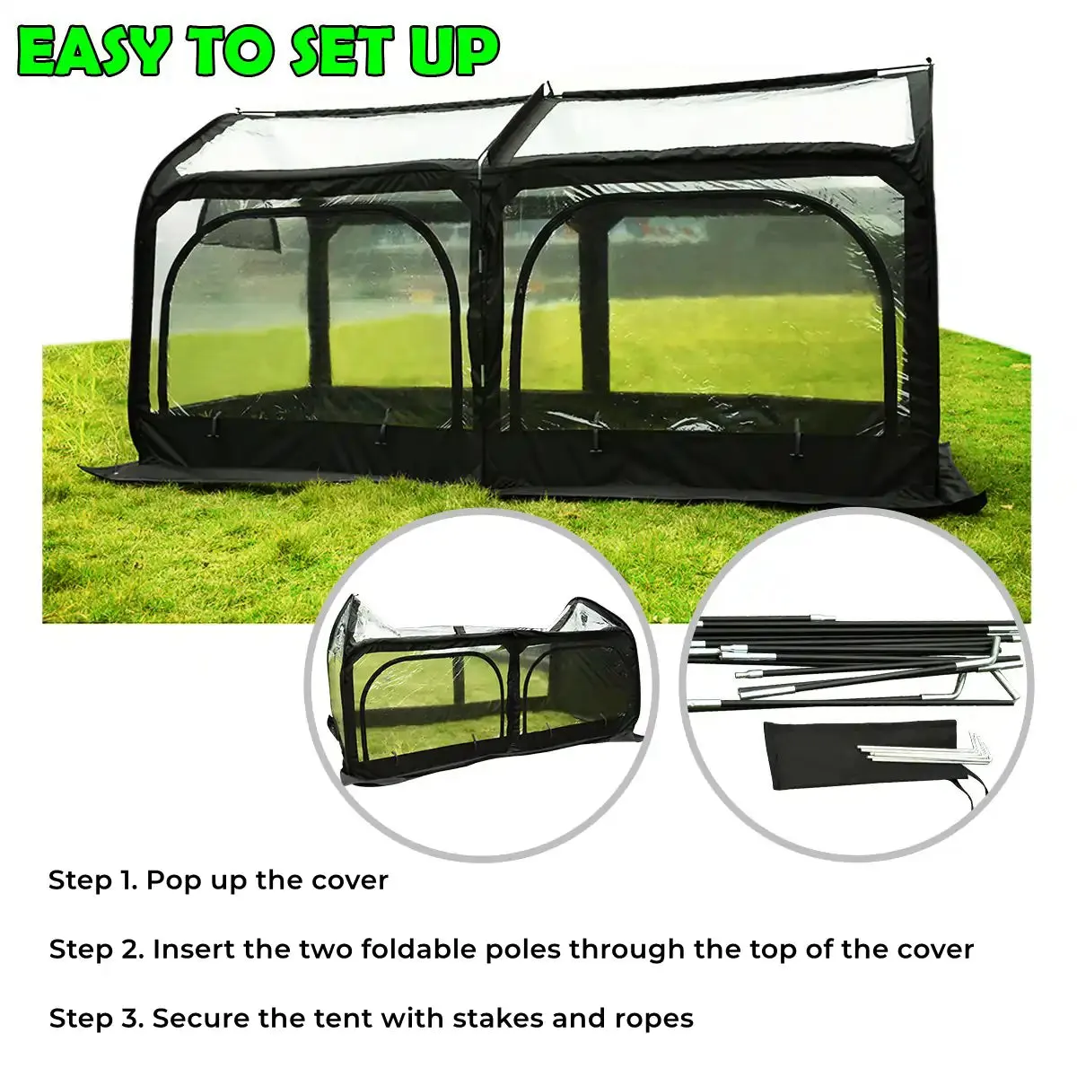 98" x 49" x 53" Small Greenhouse