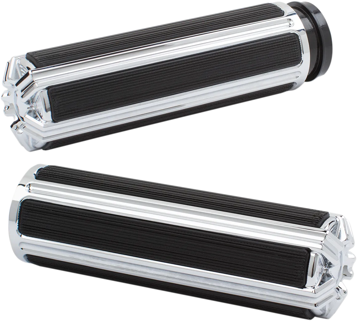 ARLEN NESS Grips - 10-Gauge - Cable - Chrome 07-114