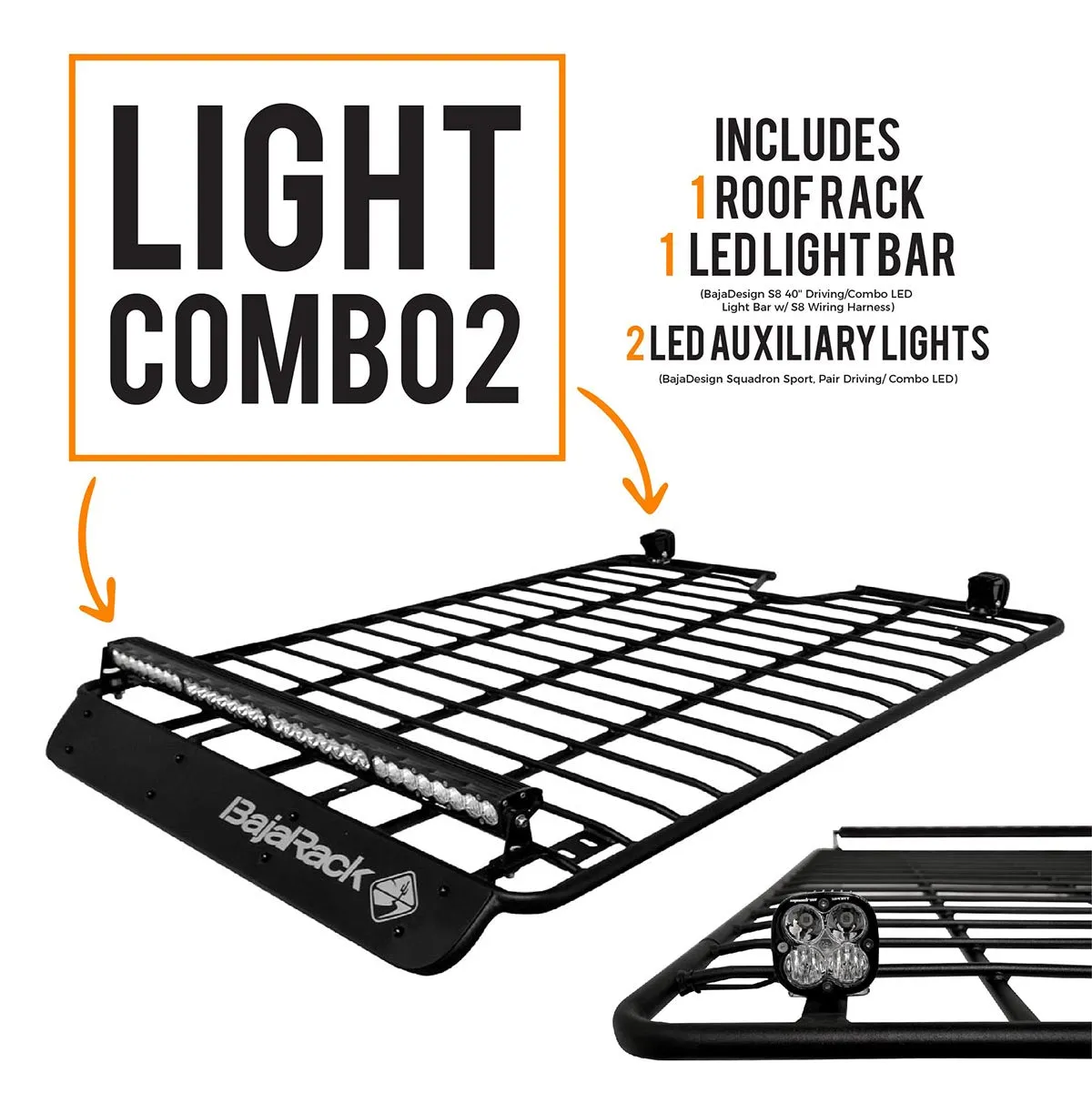 BajaRack Utility Flat Rack With Sunroof Cutout For Lexus GX 470