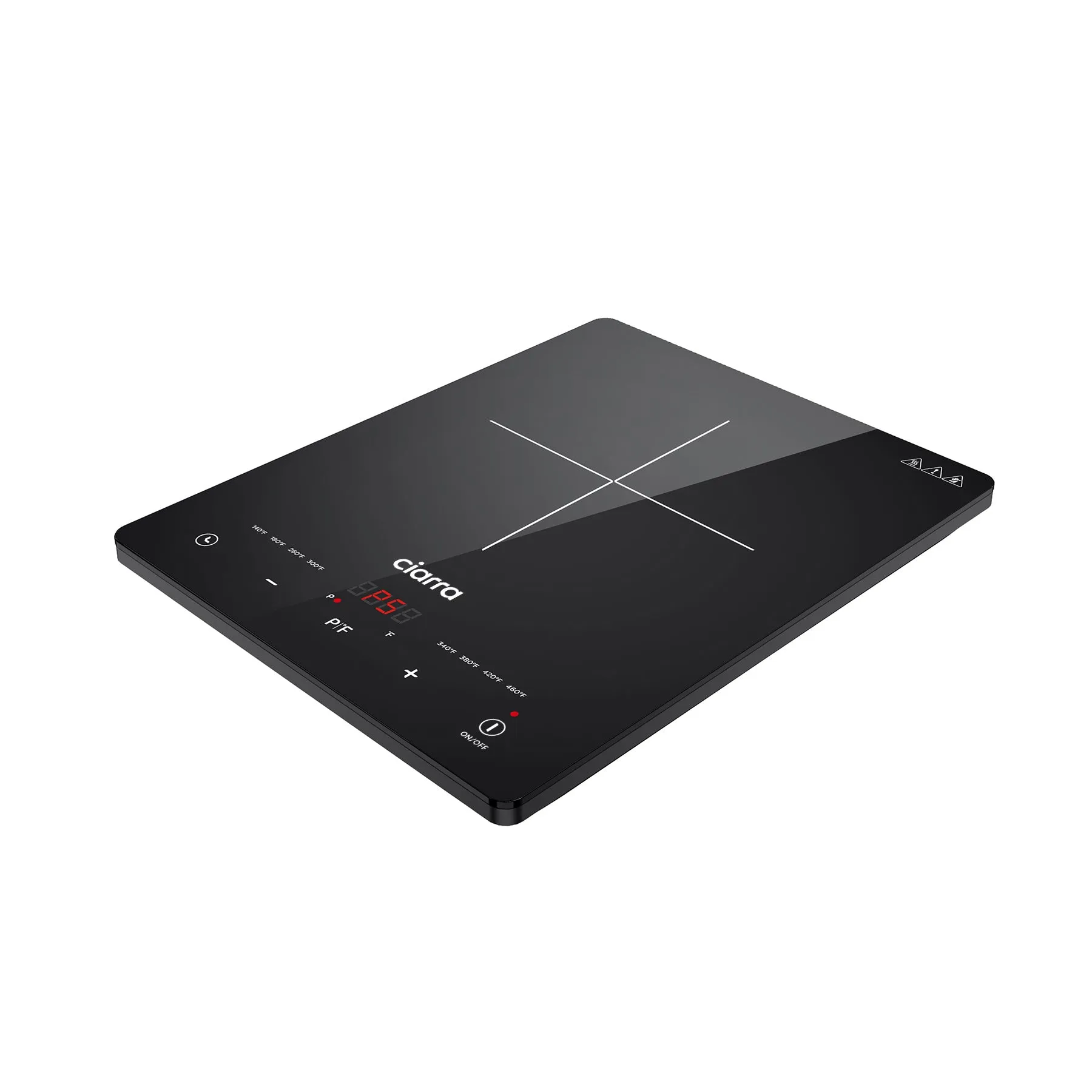 Ciarra Portable Induction Cooktop 1800W with Touch Control CATIH1-OW