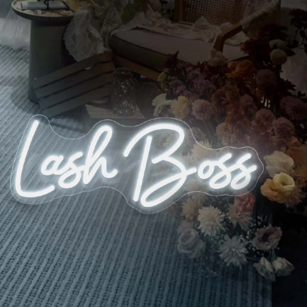 Custom Led Neon Lights Sign Lash Boss
