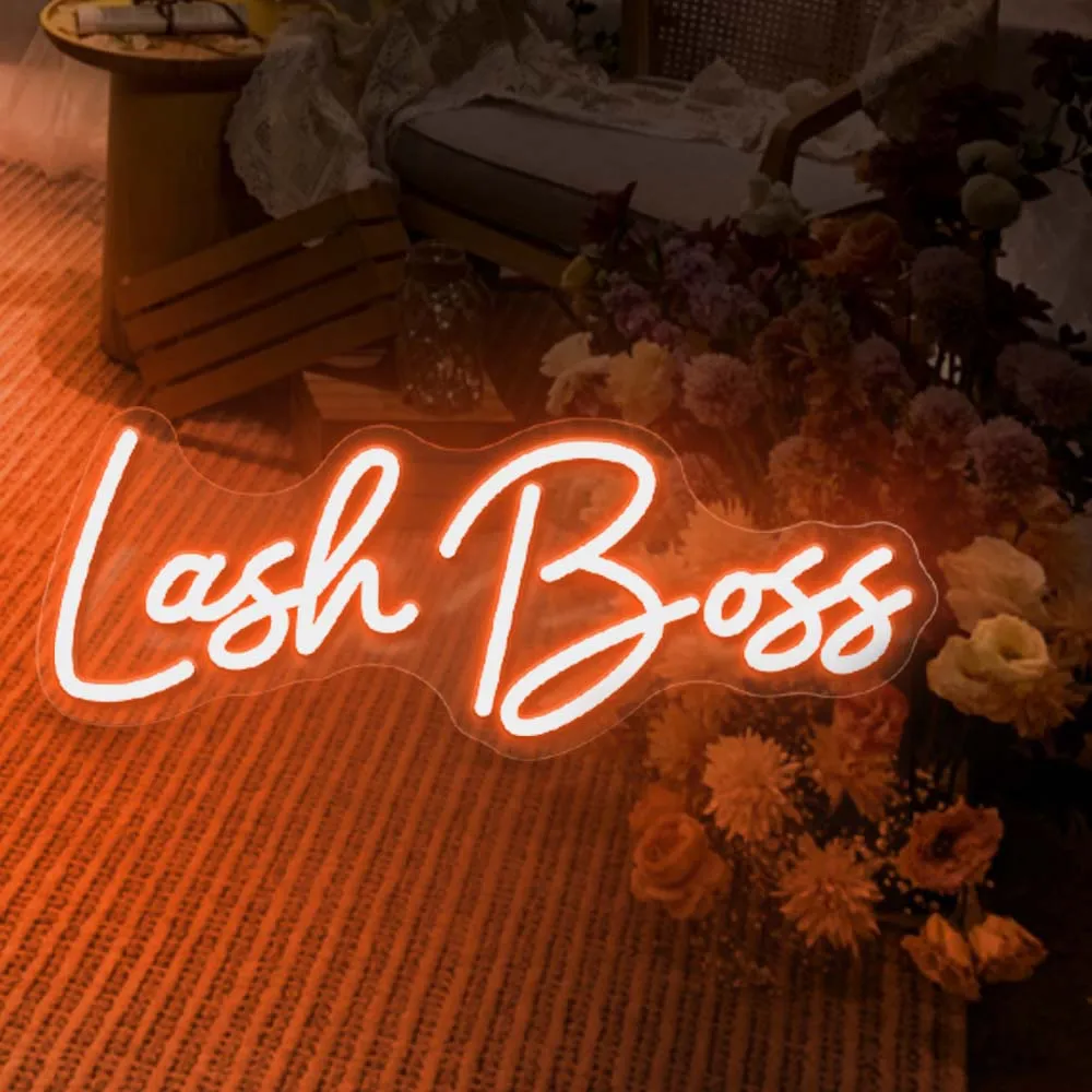 Custom Led Neon Lights Sign Lash Boss