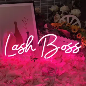 Custom Led Neon Lights Sign Lash Boss