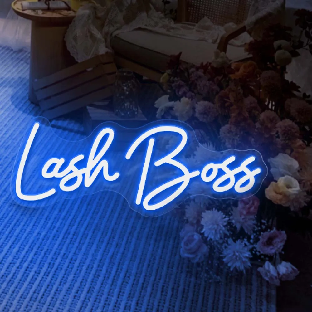 Custom Led Neon Lights Sign Lash Boss