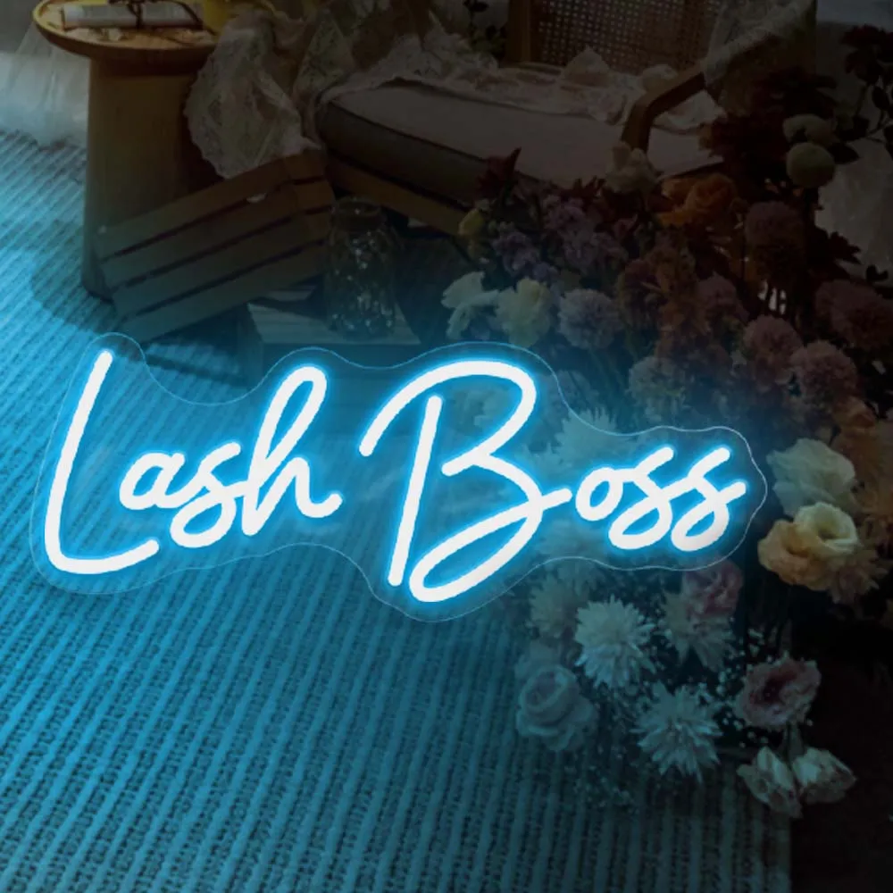 Custom Led Neon Lights Sign Lash Boss