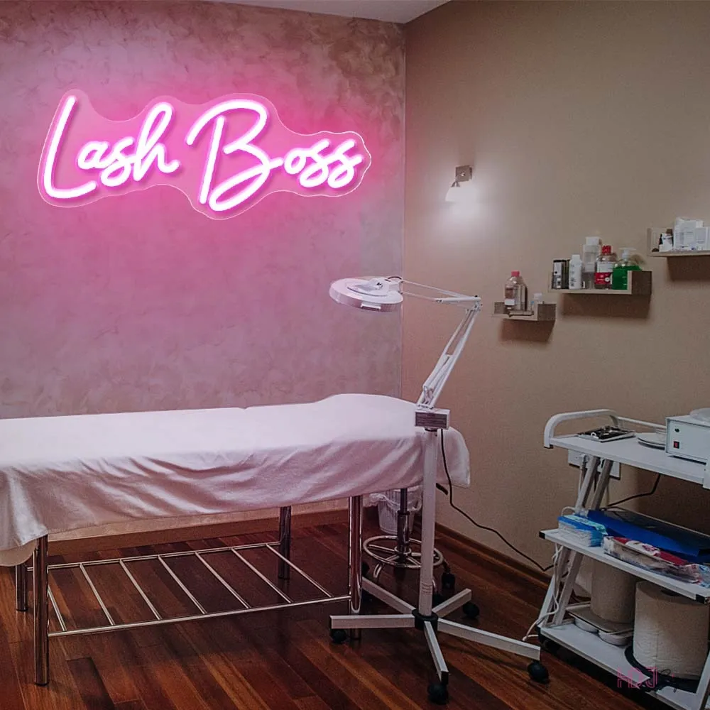 Custom Led Neon Lights Sign Lash Boss