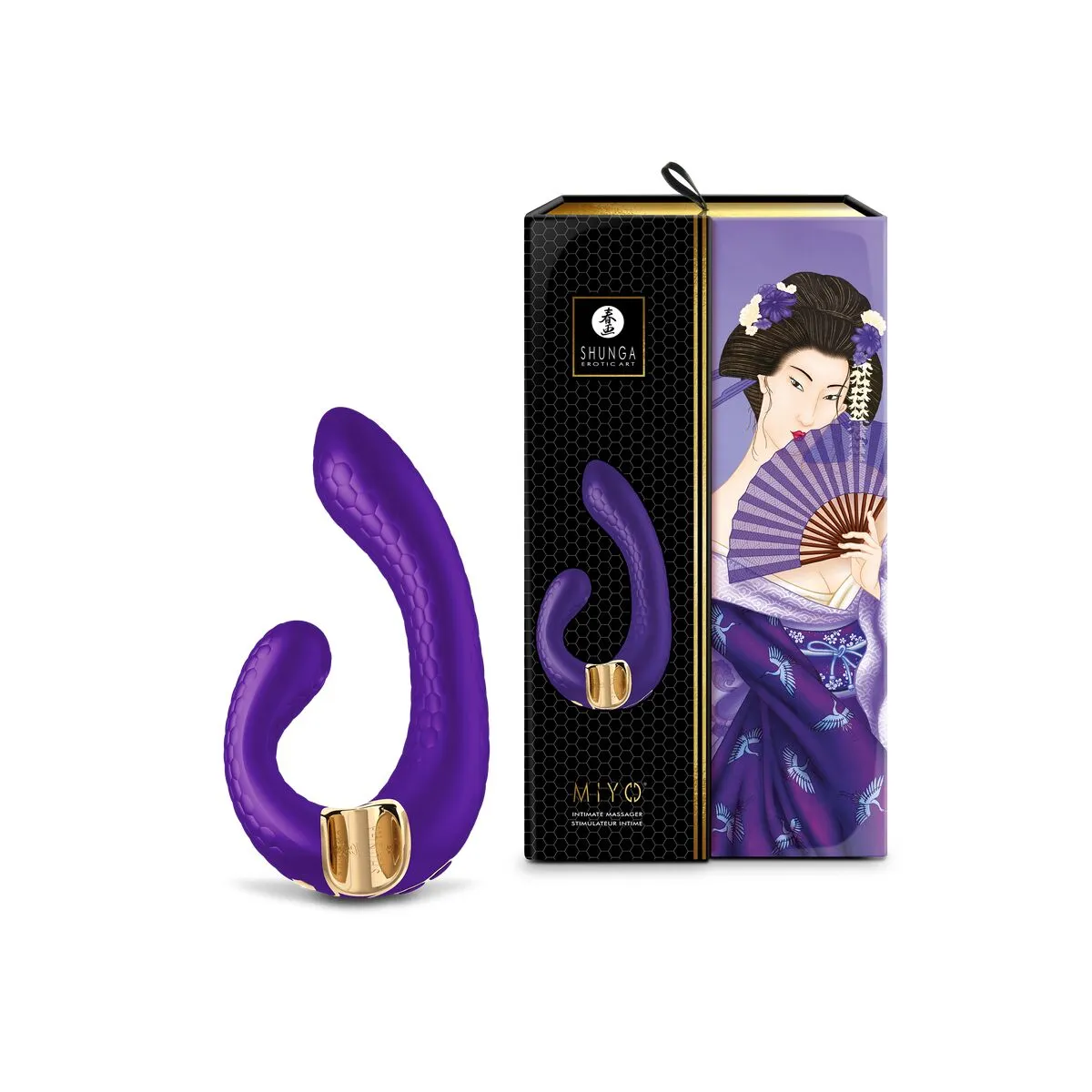 Dual Stimulation Vibe by Shunga Miyo Purple