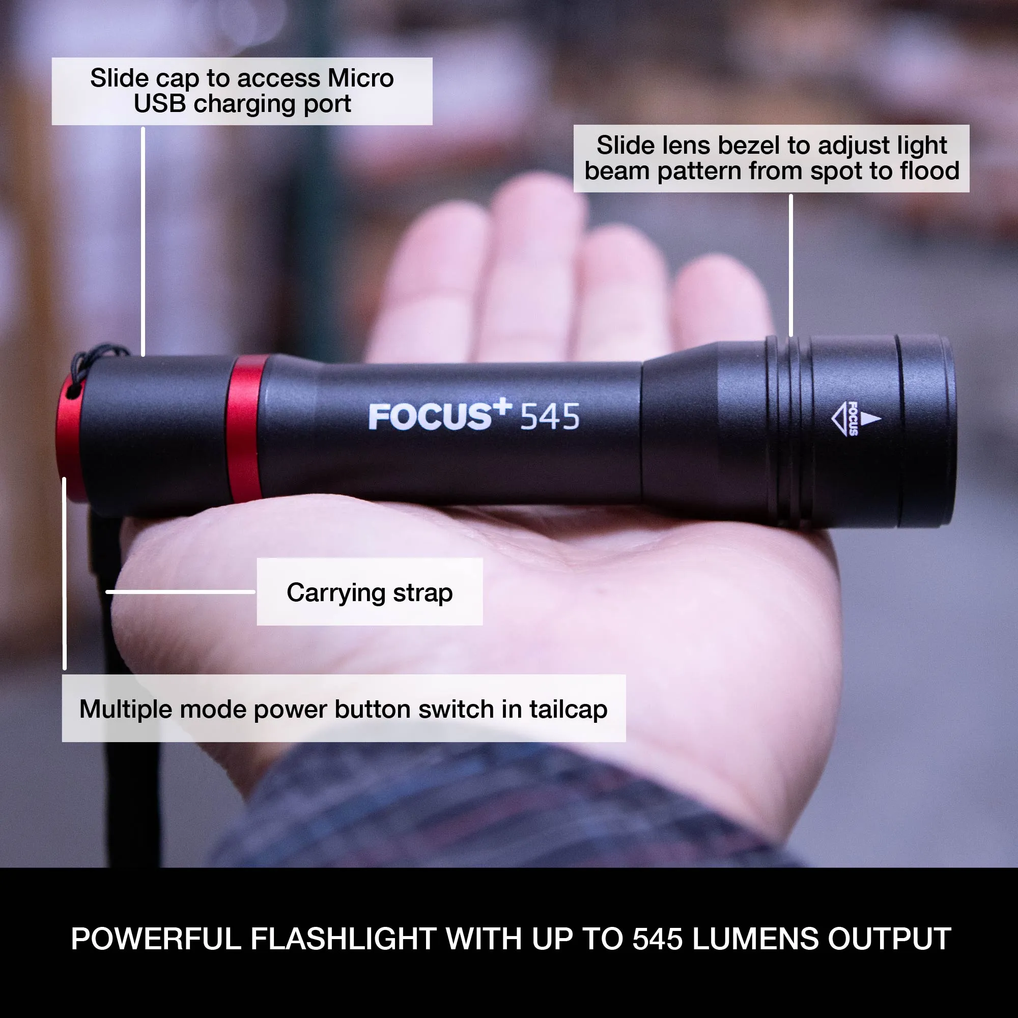 FOCUS  545 Handheld Flashlight
