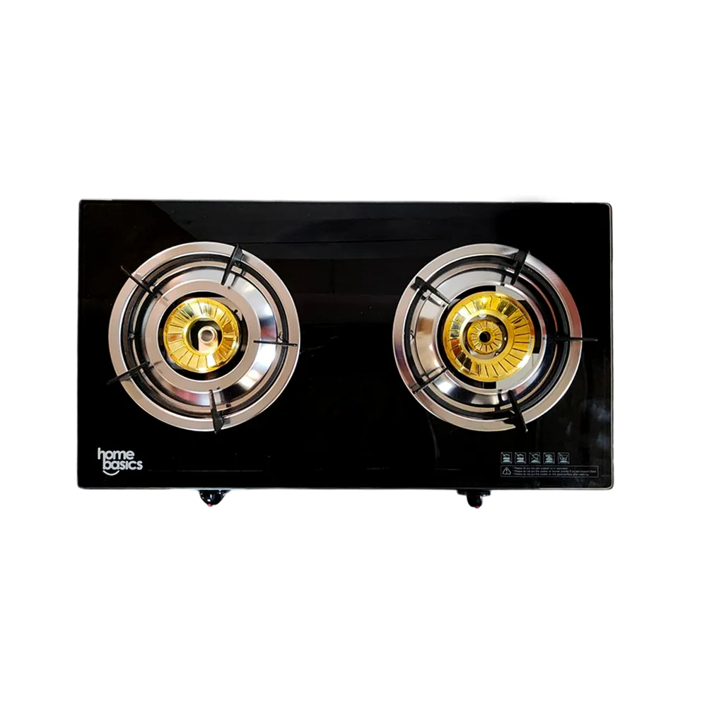 Home Basics Table Top 2B Gas Stove Glass Top 8mm