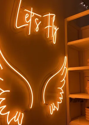 Insegna led Lets Fly Neon Sign