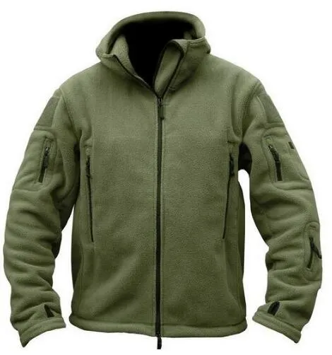 New Military Tactical Outdoor Softshell Fleece Jacket Men's Army Polartec Sportswear Thermal Hunting Hiking Sport Hoodie Jacket
