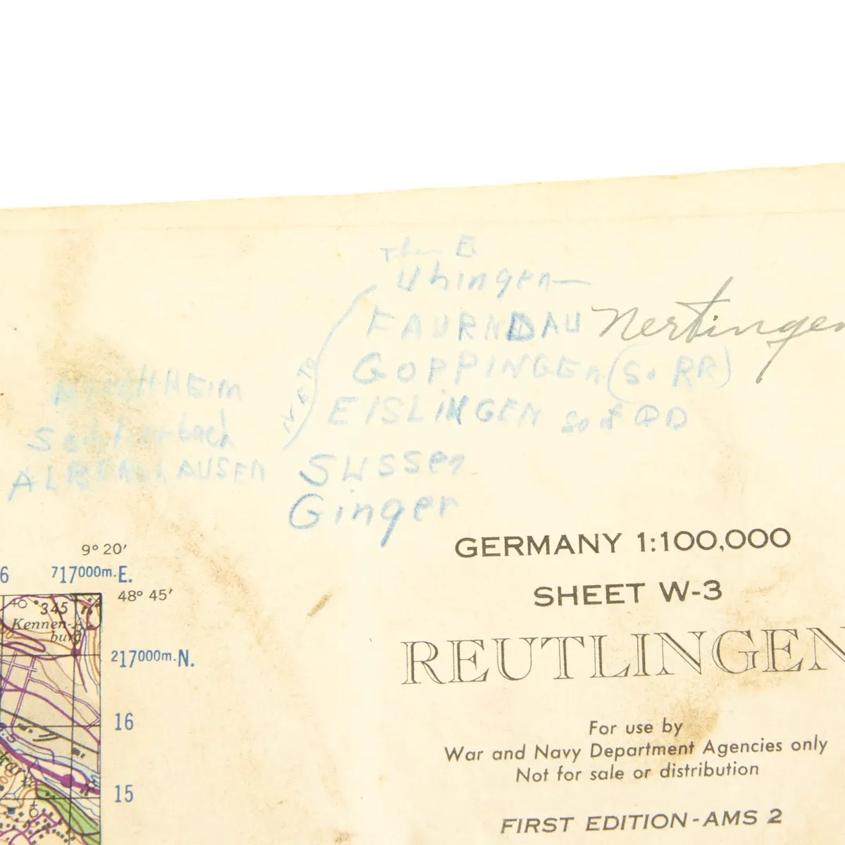 Original U.S. WWII 382nd Field Artillery Battalion Named Officer Grouping