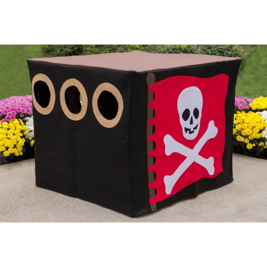 Ready To Ship Pirate Hideout Card Table Playhouse, Fits 34" Card Table