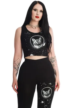 Space Kitty Cropped Top