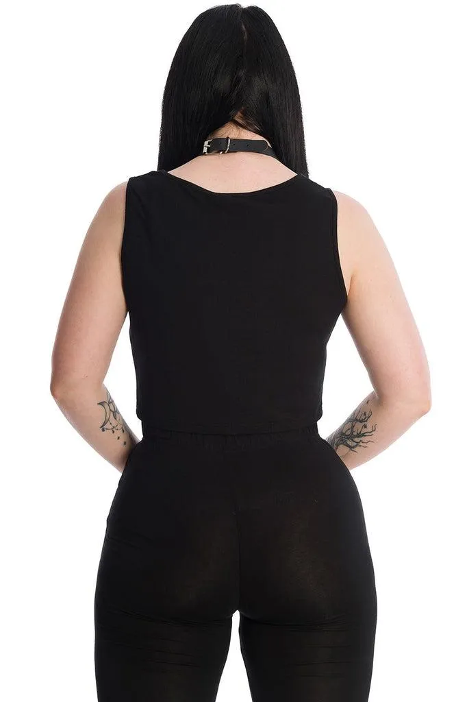 Space Kitty Cropped Top