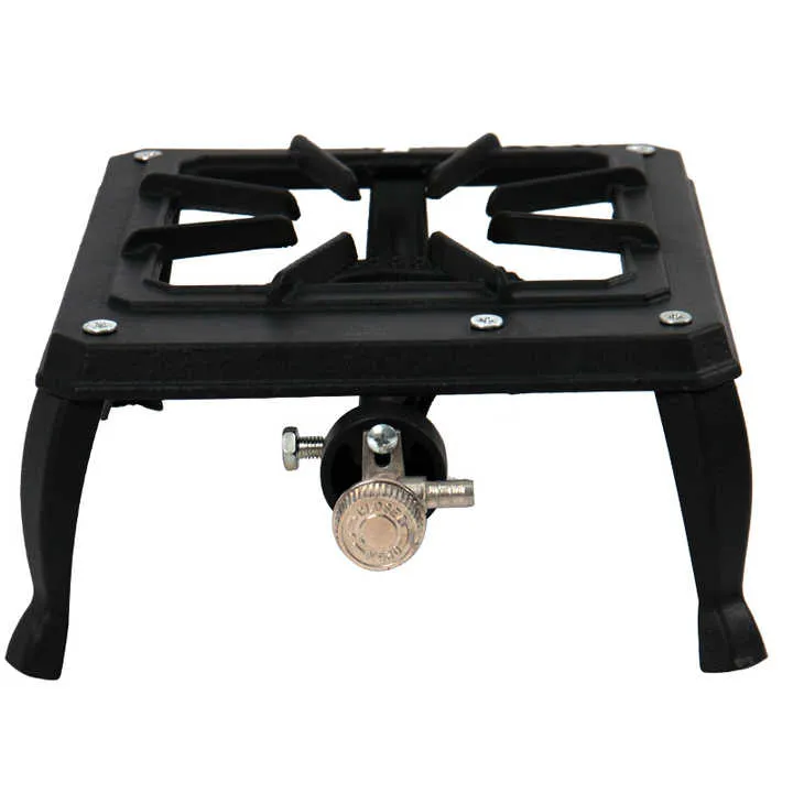 Wholesale Portable Small Cast Iron Single burner Camping Butane Gas Cooker موقد غاز البوتان للتخييم محمول صغير الحجم من الحديد الزهر بموقد واحد للبيع بالجملة